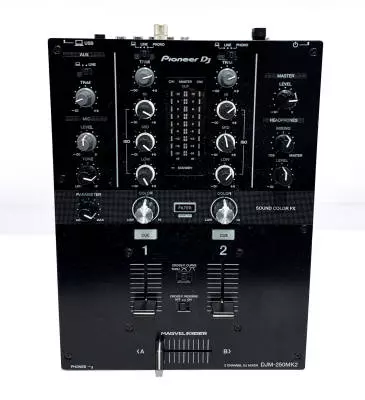 Pioneer DJ - DJM-250MK2 2-Channel Mixer, rekordbox dvs-ready